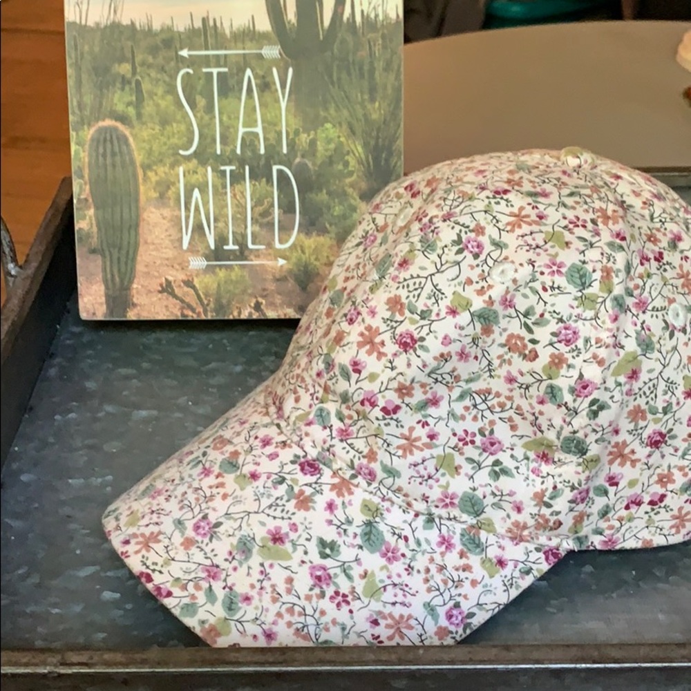 Floral Baseball Hat